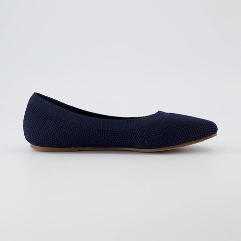 CUSHIONAIRE Women's Selfie Knit Flat with +Memory Foam and Wide Widths Available in Kuwait