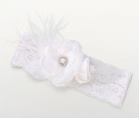 Lillian Rose Vintage Lace White Prom Wedding Garter in Saudi Arabia