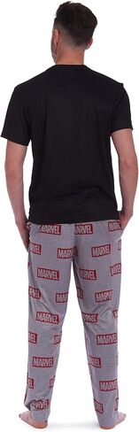 طقم نوم من قميص بيجامة للبالغين من Marvel Comics وسروال نوم للطاولة الدورية من Marvel Comics in Kuwait