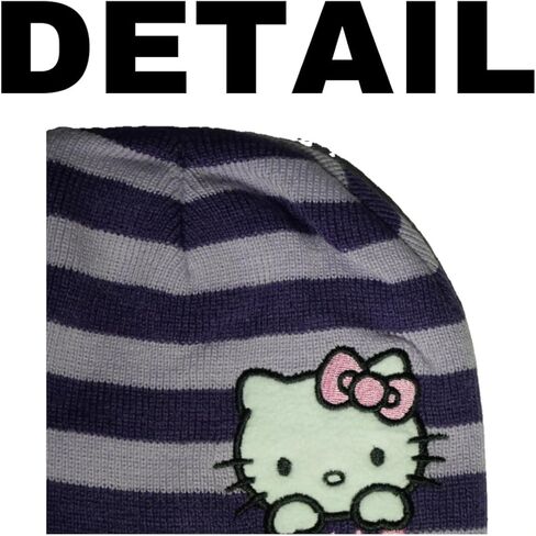فتاة وشاح مجموعة Hellokitty الشتاء اكسسوارات قفازات أطفال + قبعة صغيرة + وشاح الصوف الغزل الدافئة رقيق قبعة سماعات الأذن Earband in Kuwait