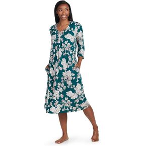 Miss Elaine Long Nightgown, Jersey Knit with Pockets, Sleepwear & Loungewear