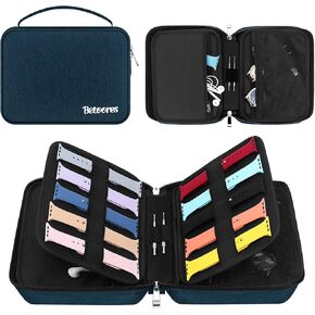 Betoores Watch Band Storage Bag, 40 Watch Bands Holder Expandable Travel Case Fits 40 Straps of Smart Watch, Apple Watch, Fitbit Series - Purple in Saudi Arabia