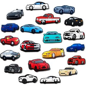 20 قطعة من تعليقات تزيين احذية سيارات السباق للقبقب، اكسسوارات اكسسوارات السيارات للبالغين من الرجال والنساء والاطفال والاولاد والبنات، معدن غير ثمين، بدون احجار كريمة, معدن, بدون الأحجار الكريمة in Kuwait