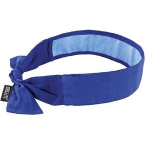 Ergodyne Chill It's 6700CT Cooling Bandana، مبطنة بمادة PVA التبخرية لتخفيف التبريد السريع، ربطة عنق لملاءمة قابلة للتعديل، عبوتان باللون الأسود in Kuwait