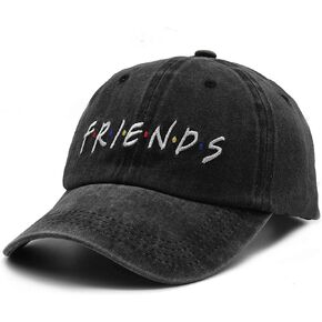 Waldeal Women's Friends Baseball Caps Embroidered Adjustable Denim Ball Cap Dad Hat in Saudi Arabia
