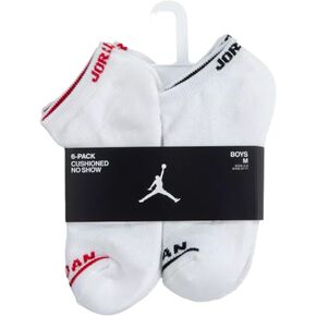 Boys 4-7 Jordan Legend No Show Socks - 6 Pack in Saudi Arabia