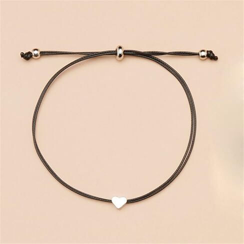 2-3Pcs Stainless Steel Butterfly Bracelet Set Handmade Adjustable Braide Rope Love Heart Hollow Out Animal Insect Bracelet for Mom Daughter Mother Birthday Christmas Jewelry Gift in Saudi Arabia