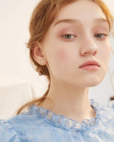 Magitaco 32 قطعة 16 جرام حلقات شفاه من الفولاذ المقاوم للصدأ لابريت ترصيع مونرو حلقات الغضروف أقراط الزنمة هيليكس روك ثقب المجوهرات للنساء والرجال 6 مم 8 مم 10 مم in Kuwait