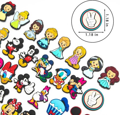 45 قطعة من سحر الأحذية الكرتونية، حزمة سحر الأحذية للفتيات المراهقات والأطفال والنساء، سحر حذاء لطيف للأطفال، دبابيس أحذية جميلة من PVC، إكسسوارات أحذية جميلة للحفلات، هدايا عيد الميلاد in Kuwait