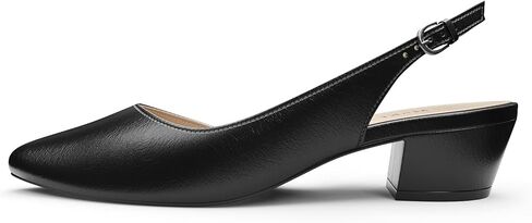 MSKFZEK Women's Low Heel Slingback Pumps in Kuwait