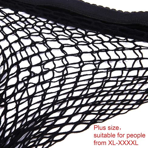 Aneco 6 Pairs Plus Size Fishnets Tights Sexy Thigh High Stockings Pantyhose Stockings Cross Mesh Tights Fishnet in Saudi Arabia