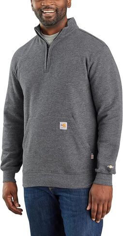 Carhartt Men's Flame-Resistant Force Loose Fit Midweight Mock Neck Sweatshirt in Saudi Arabia