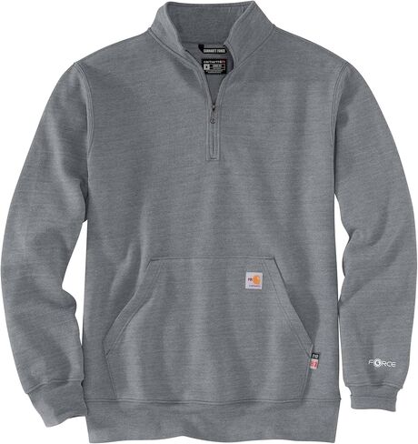 Carhartt Men's Flame-Resistant Force Loose Fit Midweight Mock Neck Sweatshirt in Saudi Arabia