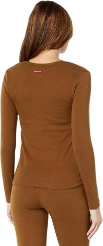 تي شيرت هينلي بأكمام طويلة وذيل صلب كونياك إم دي in Kuwait