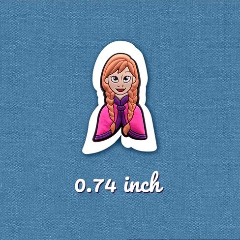 20 قطعة من تعليقات احذية الاميرة لكروكس كلوج مختلفة مطابقة الصنادل والاساور والاساور، تعليقات الاميرة الخيالية للاطفال والبنات والمراهقين والبالغين والنساء، هدايا الحفلات، معدن غير ثمين، بدون احجار in Kuwait