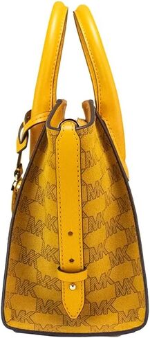 حقيبة كروس مايكل كورس أفريل صغيرة بسحاب علوي من الجلد باللون الأسود in Kuwait