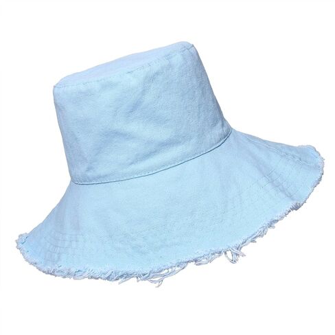 HZEYN Bucket Hats for Women Wide Brim Summer Travel Packable Cotton Bucket Beach Sun Hat UPF 50+ in Kuwait