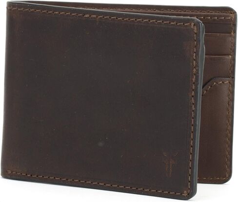 FRYE Men's Logan Slim Id Billfold, Dark Brown, One Size in Saudi Arabia