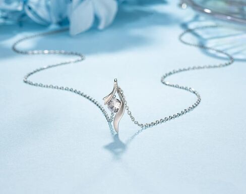 OFGOT7 Gifts for Son's Girlfriend from Mom, Sterling Silver CZ Necklace, Gifts to My Sons Girlfriend/Daughter in Law on Birthday, Valentine's Day, Christmas in Kuwait