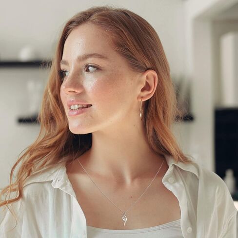 OFGOT7 Gifts for Son's Girlfriend from Mom, Sterling Silver CZ Necklace, Gifts to My Sons Girlfriend/Daughter in Law on Birthday, Valentine's Day, Christmas in Kuwait