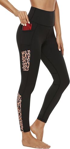 Persit Leggings for Women-Workout High Waisted Womens Leggings with Pockets Tummy Control Yoga Pants in Kuwait