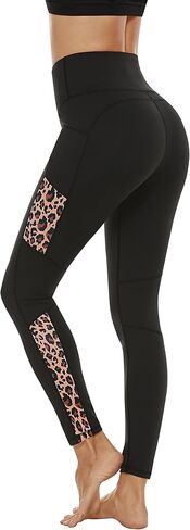 Persit Leggings for Women-Workout High Waisted Womens Leggings with Pockets Tummy Control Yoga Pants in Kuwait