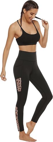 Persit Leggings for Women-Workout High Waisted Womens Leggings with Pockets Tummy Control Yoga Pants in Kuwait