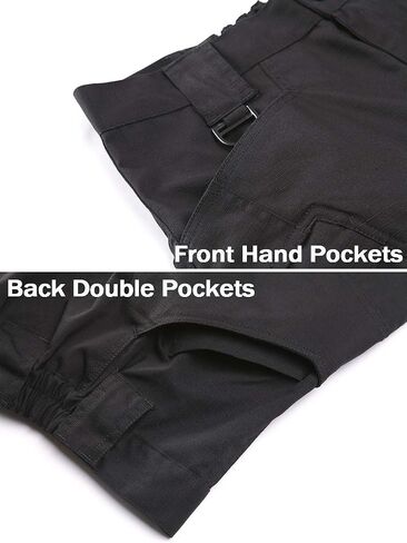 MAGCOMSEN Men's Tactical Pants with 9 Pockets Rip-Stop Lightweight Work Hiking Pants in Saudi Arabia
