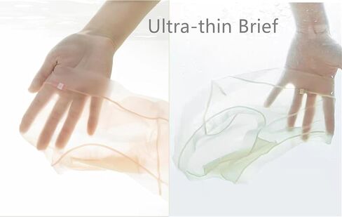 UUONLY سراويل داخلية قصيرة من الحرير الجليدي رفيعة للغاية للنساء، 6 عبوات من الحرير الجليدي بدون خياطة ملابس داخلية متوسطة الارتفاع قابلة للتنفس in Kuwait