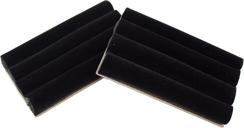 Tytroy Pack of 2 Black Velvet Ring Display Trays Jewelry Organizer Showcase Display Trays in Kuwait