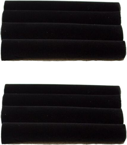 Tytroy Pack of 2 Black Velvet Ring Display Trays Jewelry Organizer Showcase Display Trays in Kuwait