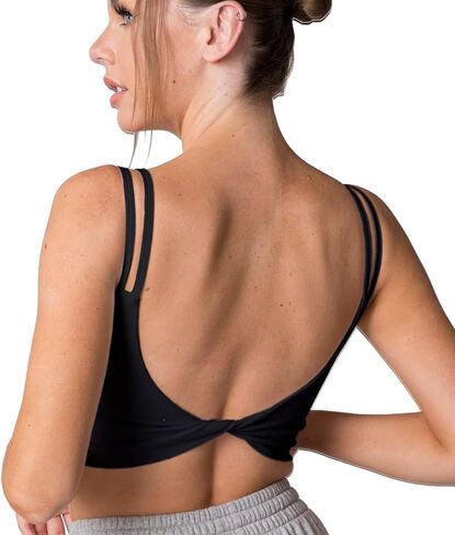 حمالة صدر رياضية بدون ظهر للسيدات من Move With You، مبطنة للتمرين واليوجا in Kuwait