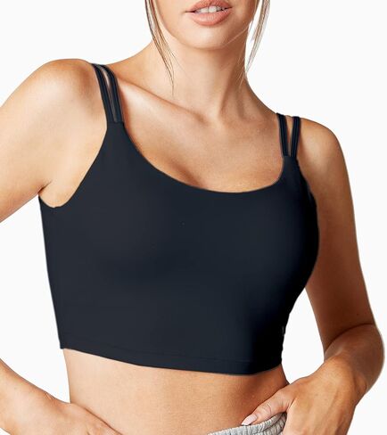 حمالة صدر رياضية بدون ظهر للسيدات من Move With You، مبطنة للتمرين واليوجا in Kuwait