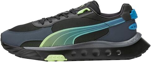 حذاء رياضي رجالي برباط من PUMA Wild Rider Ls كاجوال - أسود in Saudi Arabia