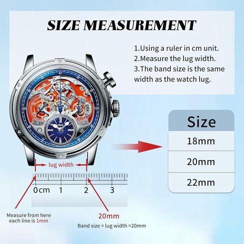 BOSHIYA حزام ساعة جلدي سريع الإصدار 20 مم حزام ساعة جلد طبيعي عتيق للرجال والنساء حزام ساعة بديل 20 مم بني توفي/بني سرج/أسود in Kuwait