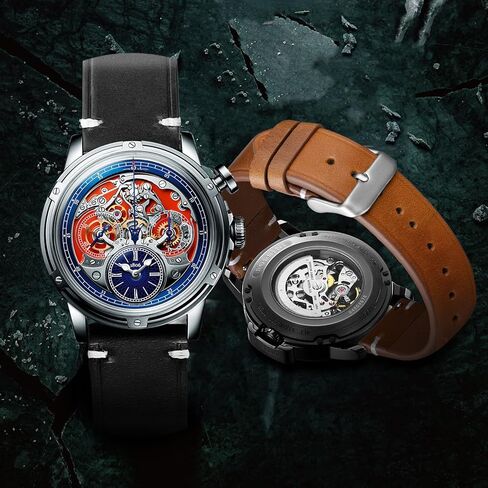 BOSHIYA حزام ساعة جلدي سريع الإصدار 20 مم حزام ساعة جلد طبيعي عتيق للرجال والنساء حزام ساعة بديل 20 مم بني توفي/بني سرج/أسود in Kuwait