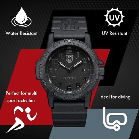 Luminox Band 23mm 3050 3150 3080 3950 8400 8800 FP.305020B Black Buckle in Saudi Arabia