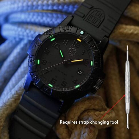 Luminox Band 23mm 3050 3150 3080 3950 8400 8800 FP.305020B Black Buckle in Saudi Arabia