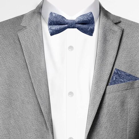 Jacob Alexander Men's Pre-tied Banded Adjustable Floral Bow Tie in Kuwait