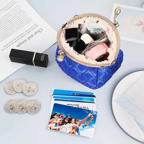 iSuperb® Coin Purse Card Pouch Keys Wallet Cute Classic Jewelry Pouch Clasp Closure Wallet in Saudi Arabia
