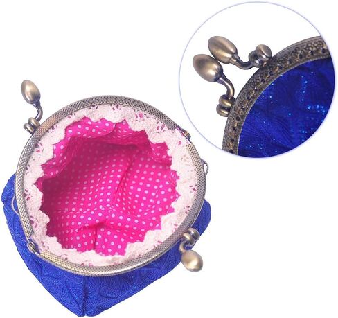 iSuperb® Coin Purse Card Pouch Keys Wallet Cute Classic Jewelry Pouch Clasp Closure Wallet in Saudi Arabia