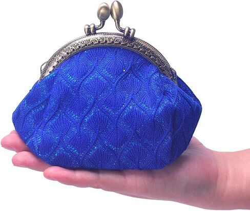 iSuperb® Coin Purse Card Pouch Keys Wallet Cute Classic Jewelry Pouch Clasp Closure Wallet in Saudi Arabia