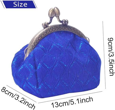 iSuperb® Coin Purse Card Pouch Keys Wallet Cute Classic Jewelry Pouch Clasp Closure Wallet in Saudi Arabia