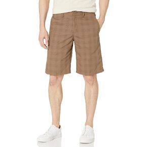 Dickies Men's Flex Regular Fit Plaid Flat Front 11in Shorts