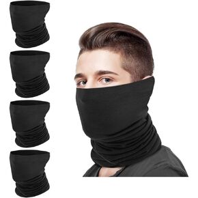 MoKo Gaiters Face Mask Bandana, Multifunctional Headwear,Women Men Headband Scarf Neck Gaiter for Outdoor Cycling Motorbike