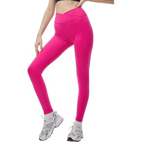 سراويل SUHK ASANA النسائية ذات الخصر المتقاطع واليوجا والصالة الرياضية وسروال الجري والتمارين الرياضية للنساء in Kuwait