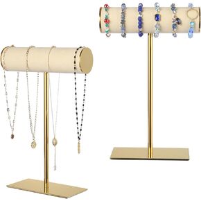 K KAIDIYIN حامل سوار ذهب مجوهرات عرض موقف T-بار سوار حامل حامل مجوهرات الإسورة حامل مجوهرات من صلب لا يصدأ تخزين منظم in Kuwait