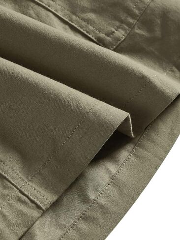 Verdusa Women's Drawstring Elastic Waist A Line Flap Pocket Cargo Short Skirt in Saudi Arabia