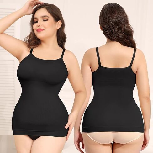 JOYSHAPER Women's Shapewear Camisole with Built in Bra Tummy Control Compression Tank Tops Body Shaper Padded Tanks in Kuwait