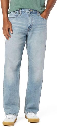 Signature by Levi Strauss & Co. بنطال جينز رجالي فضفاض من Gold Label in Kuwait